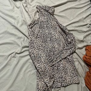 cheats print long sleeve turtle neck